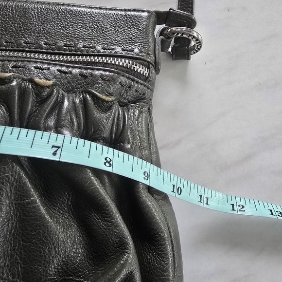 Brighton Crossbody Handbag Women Leather gathered pocket Small Luxury - Picture 7 of 15